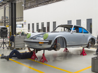 1974 Porsche 911 SC Polar Silver 9114103164 - Assembly